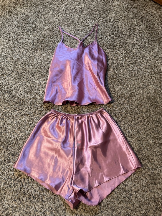 Other - Satin Cami & Short Sleep Set - Pink